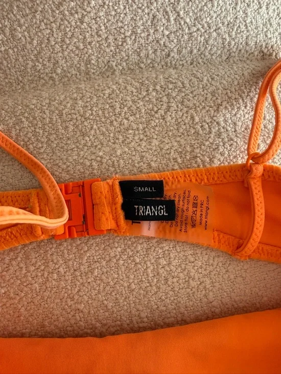 Orange triangl bikini - Picture 5 of 5